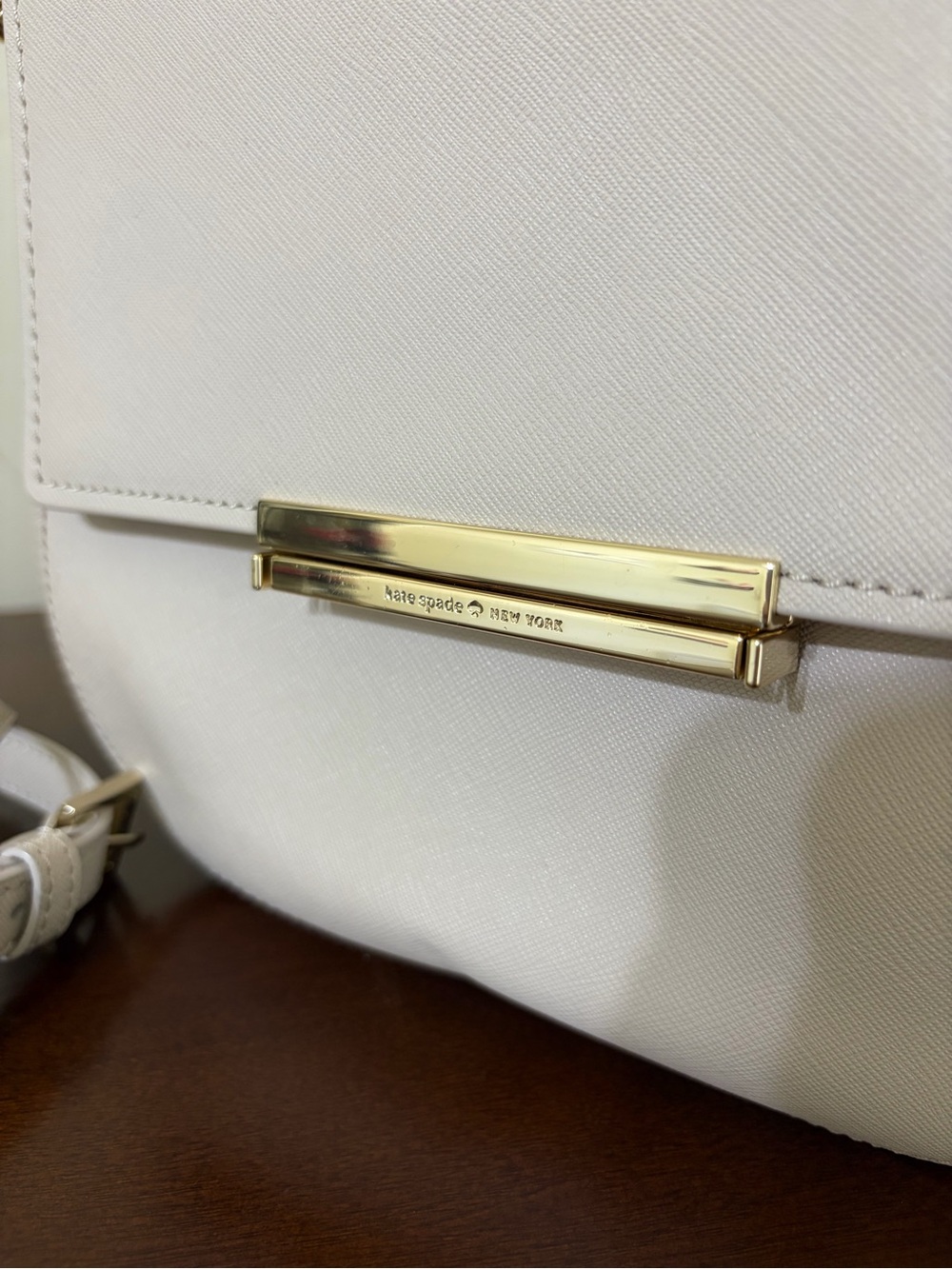 Kate Spade Heritage Make It Mine Byrdie Crossbody Dusty Pink Saffiano Leather - Picture 3 of 17